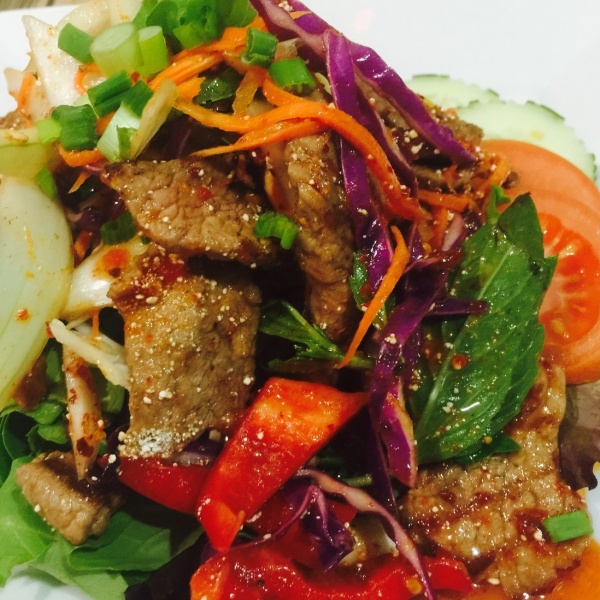 Order Crying Tiger Salad food online from Mango Tree Bistro store, Norristown on bringmethat.com