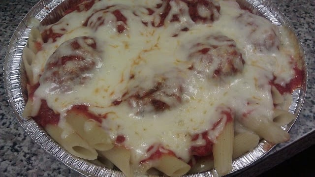 Order Meatbal Parmigiana food online from Little italy pizza store, Brooklyn on bringmethat.com