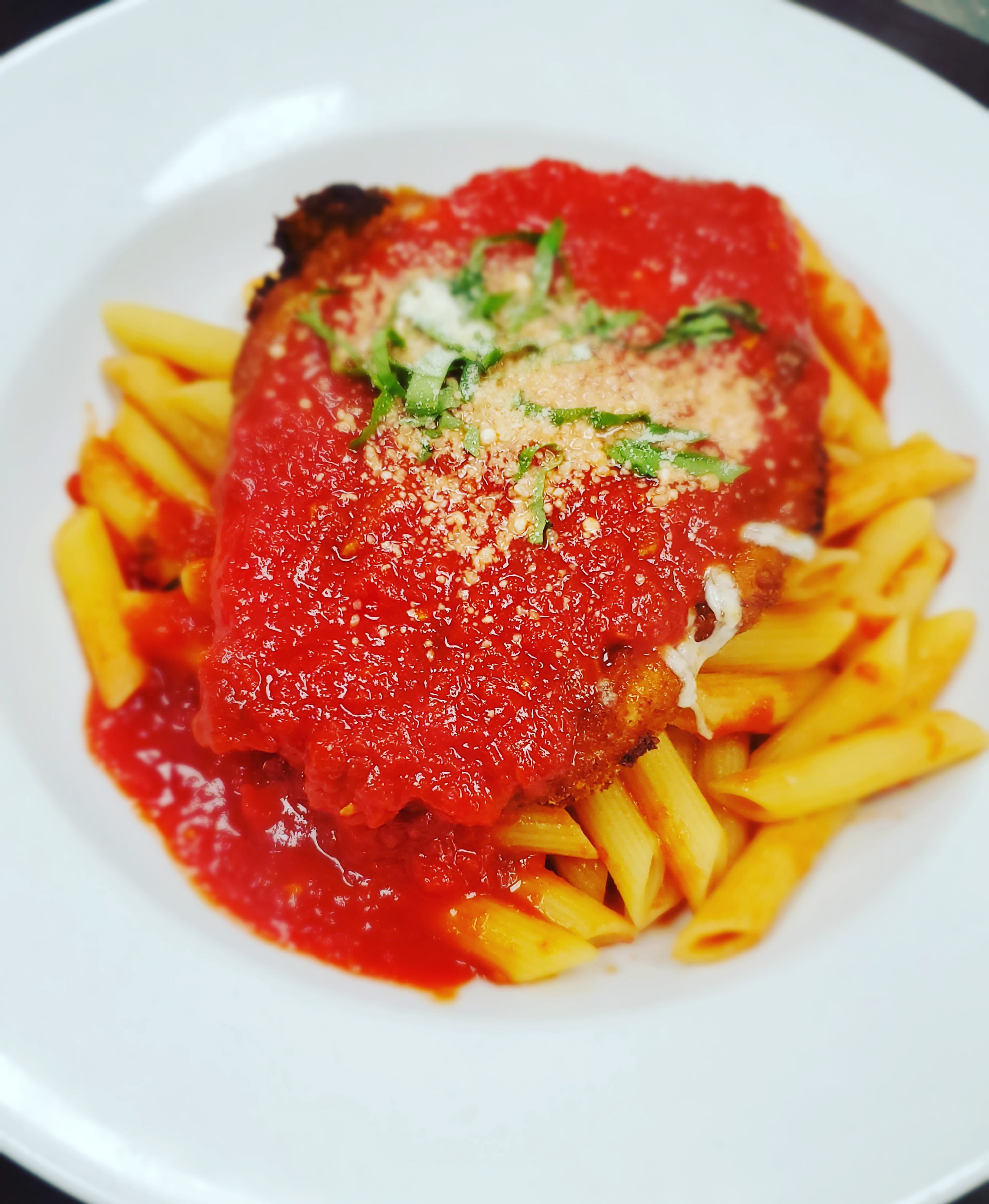 Order Chicken Parmesan food online from Tavolo Wine Bar & Tuscan Grille store, Providence on bringmethat.com