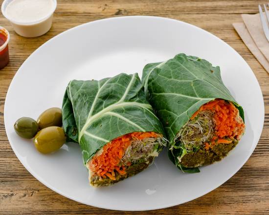 Order Raw Falafel Wrap food online from Very Juice store, New York on bringmethat.com