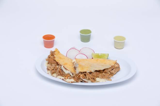 Order QUEZ CARNITAS food online from La Salsa Verde Taqueria store, Dallas on bringmethat.com