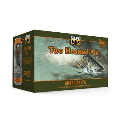 Order Bell's Two Hearted Ale American IPA Beer 6 Pack Cans food online from Mirage Wine & Liquor store, Palm Springs on bringmethat.com