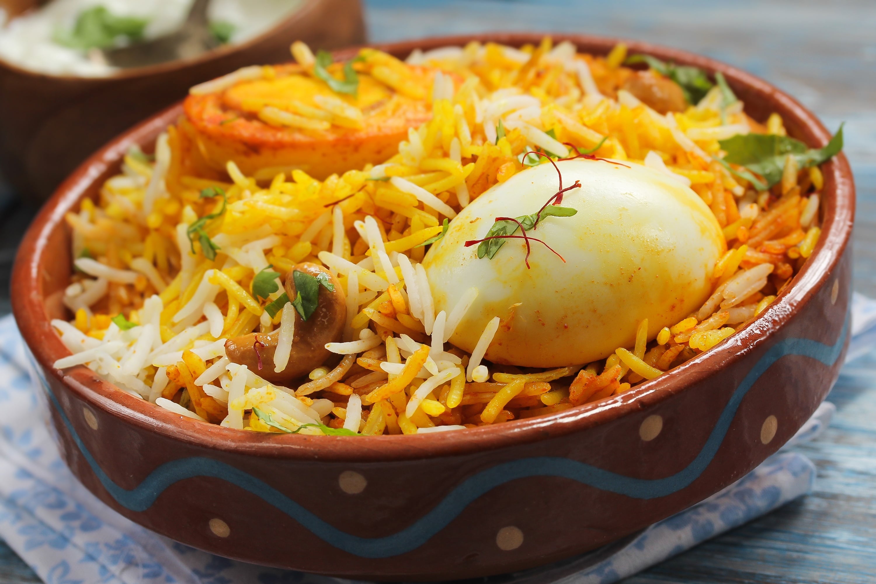 Order Veg & Egg Biryani  food online from Tropical Curry And Grill store, Pflugerville on bringmethat.com