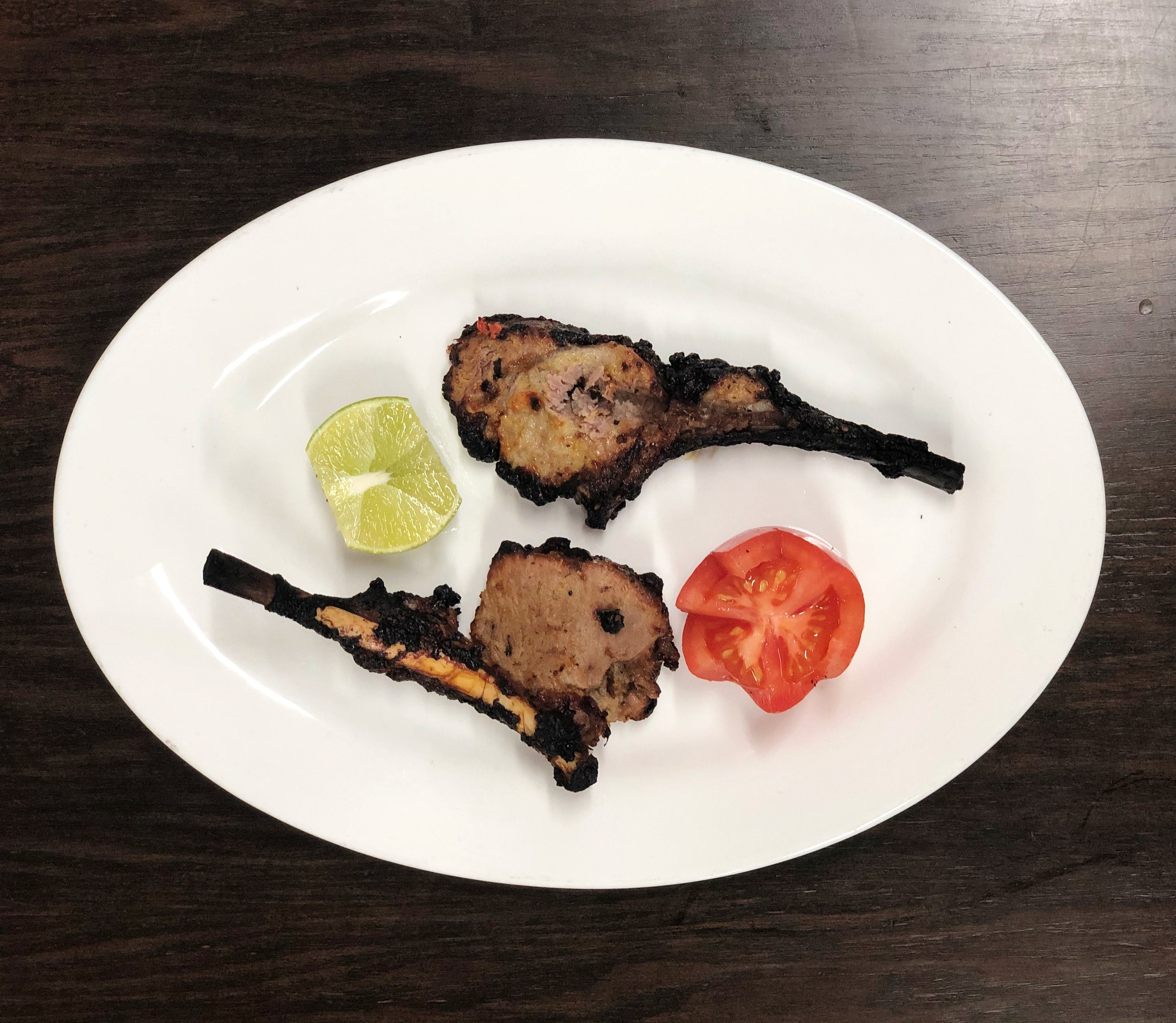 Order Lamb Chops Kabab - 3 Pieces food online from Man O Salwa store, Windsor Mill on bringmethat.com