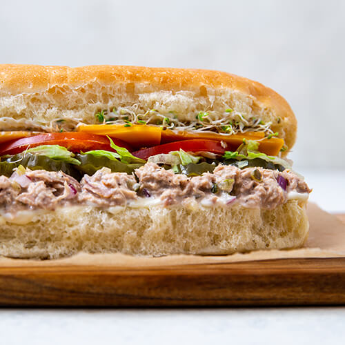 Order Tuna Delight Sandwich food online from Cafe Deli-Cious store, New York on bringmethat.com