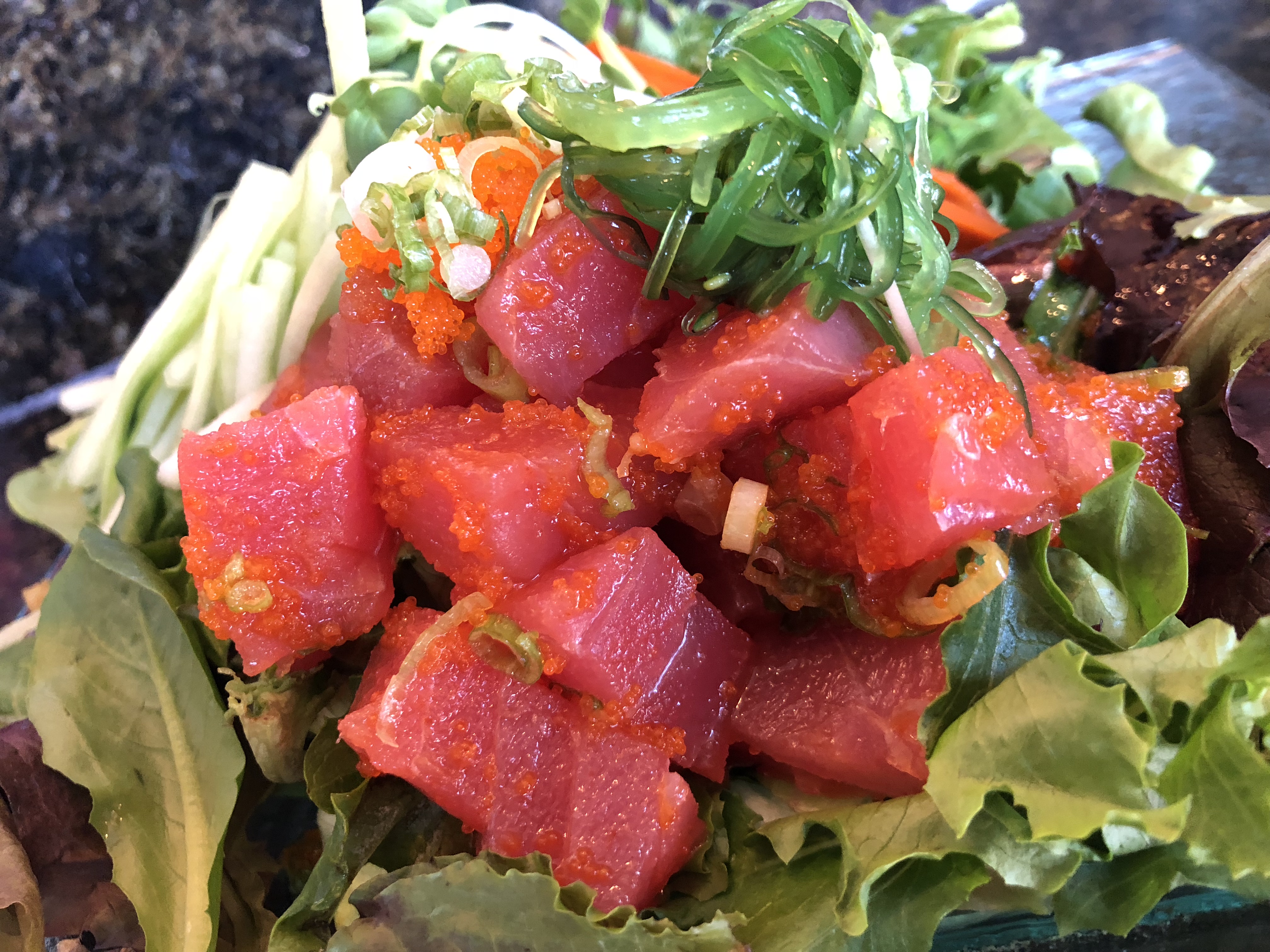 Order Spicy Tuna Salad food online from Gogo Japan store, Oceanside on bringmethat.com