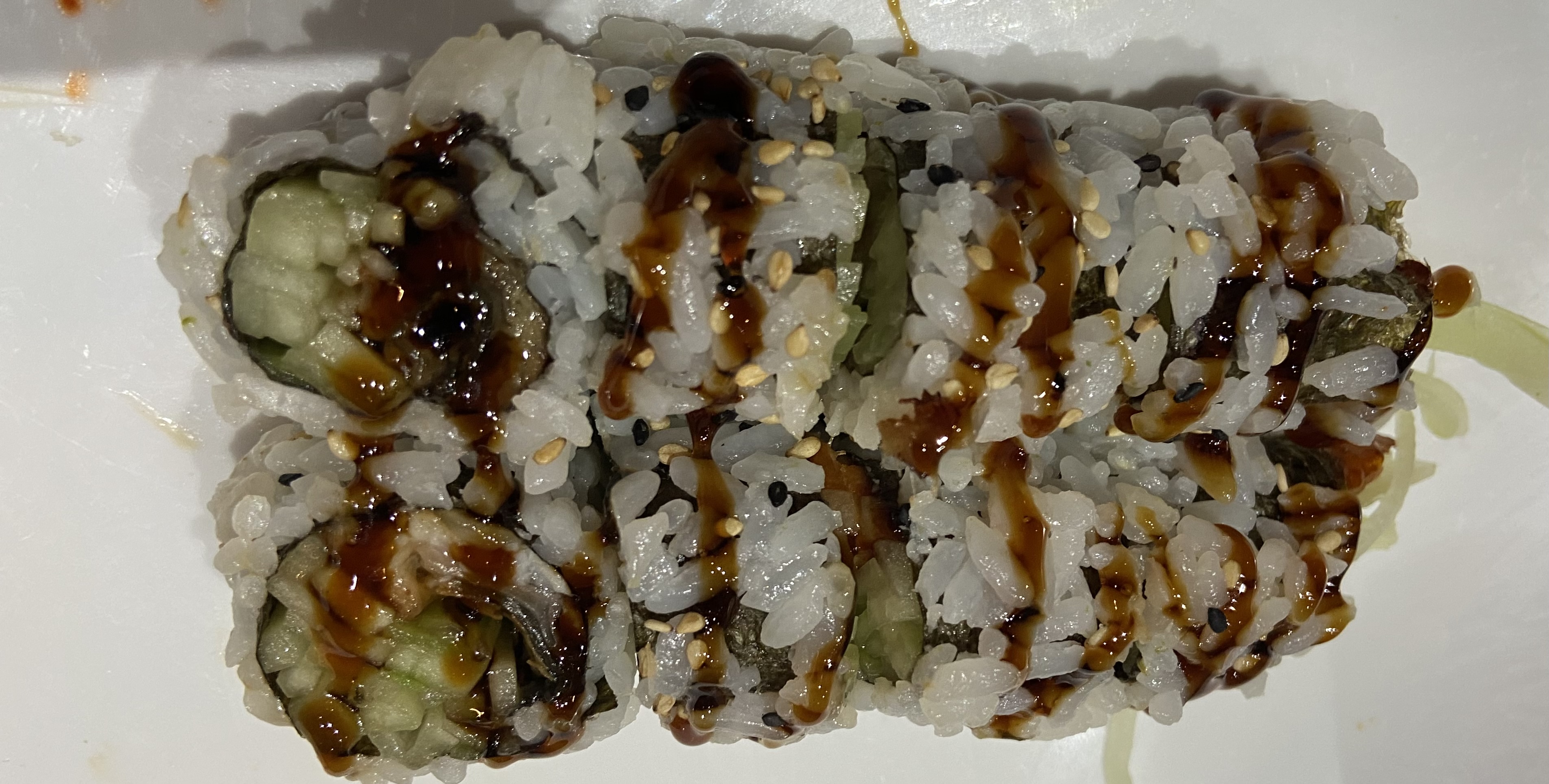 Order Eel cucumber roll food online from Soho Sushi store, Grand Rapids on bringmethat.com