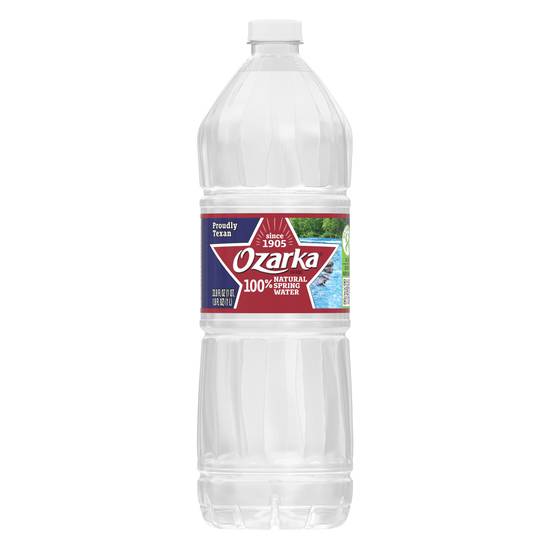 Order Ozarka 100% Natural Spring Water Plastic Bottle, 33.8 OZ food online from CVS store, Tulsa on bringmethat.com