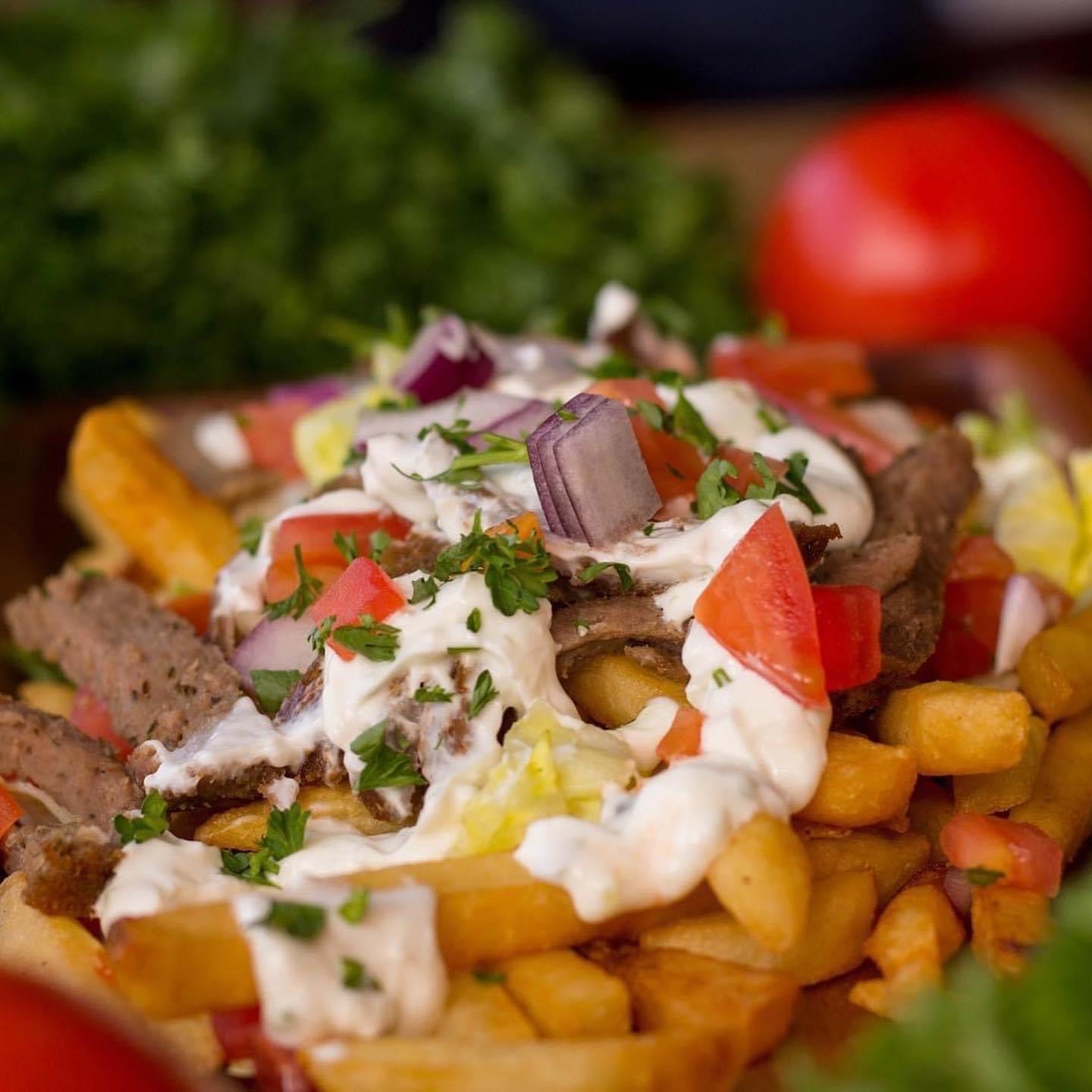 Order Loaded Gyro Fries food online from Kabob It store, Bowling Green on bringmethat.com