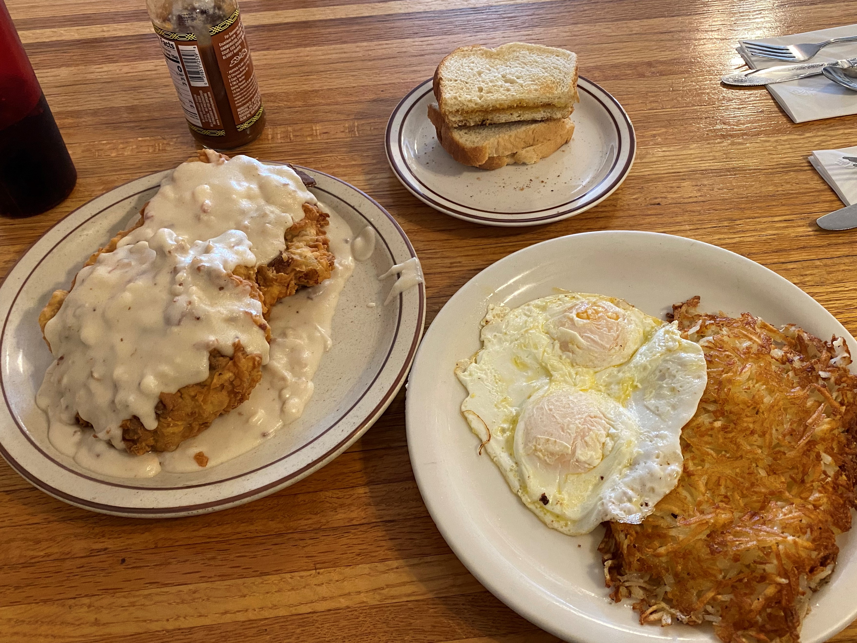 Order Country Fried Steak & Eggs food online from Cafe 126 store, Ventura on bringmethat.com