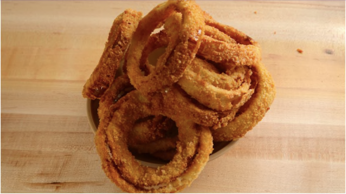 Order Onion rings food online from Famous Label’s Delicatessen store, Los Angeles on bringmethat.com