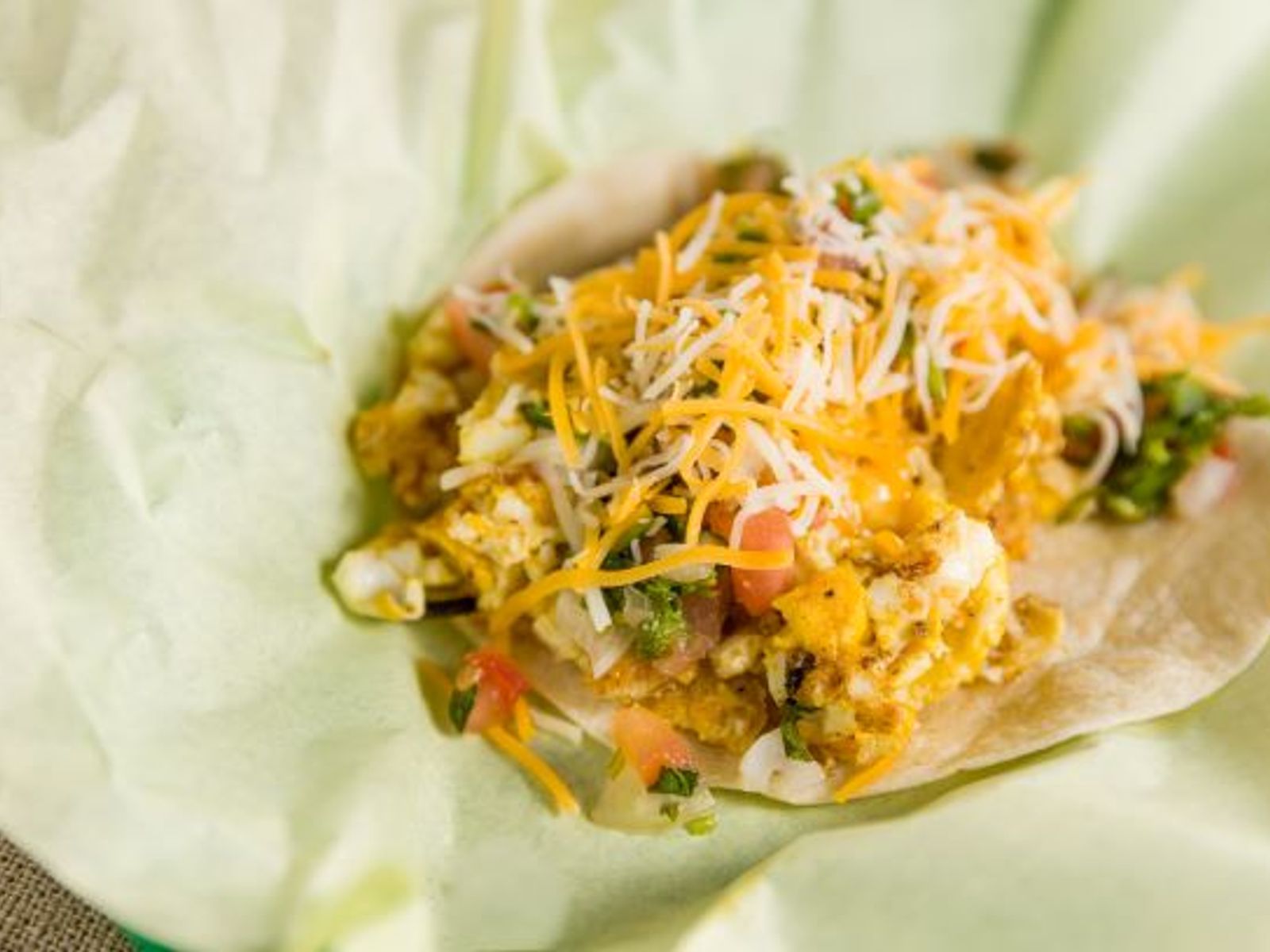 Order Fast Egg Breakfast Taco food online from Great Mex store, Costa Mesa on bringmethat.com