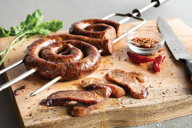 Order Linguiça - Brazilian Spicy Sausage food online from Fogo De Chao store, Chicago on bringmethat.com
