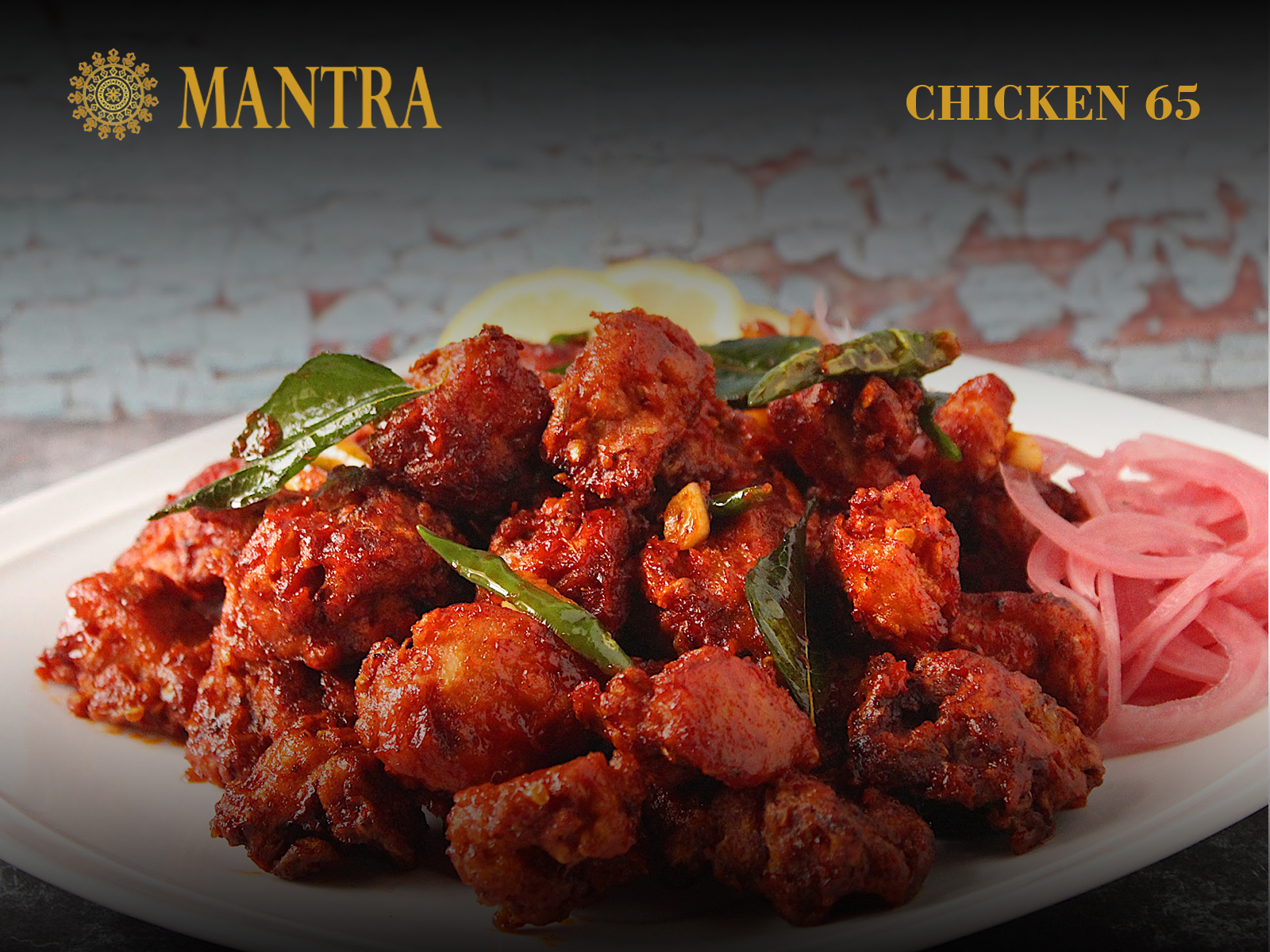 Order Chicken 65 food online from Mantra Authentic Indian Restaurant store, Jersey City on bringmethat.com