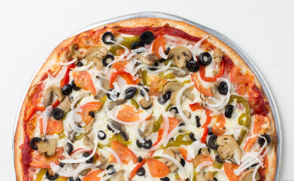 Order Veggie Pizza - Small food online from Calz Pizza store, Norfolk on bringmethat.com