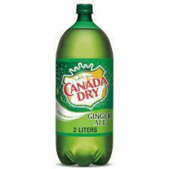Order Canada Dry Ginger Ale 2L Bottle food online from IV Deli Mart store, Goleta on bringmethat.com
