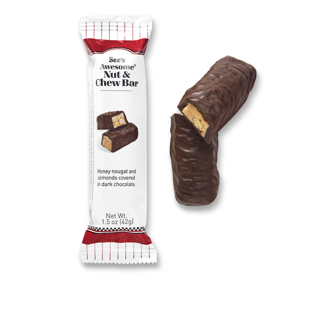 Order 12 oz. See's Awesome Nut and Chew Bars food online from See Candies store, Glendale on bringmethat.com