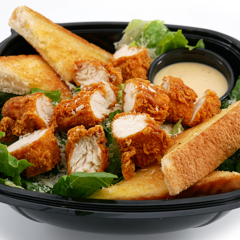 Order Caesar Salad with Chicken Tenders food online from Wing Zone store, Jacksonville on bringmethat.com