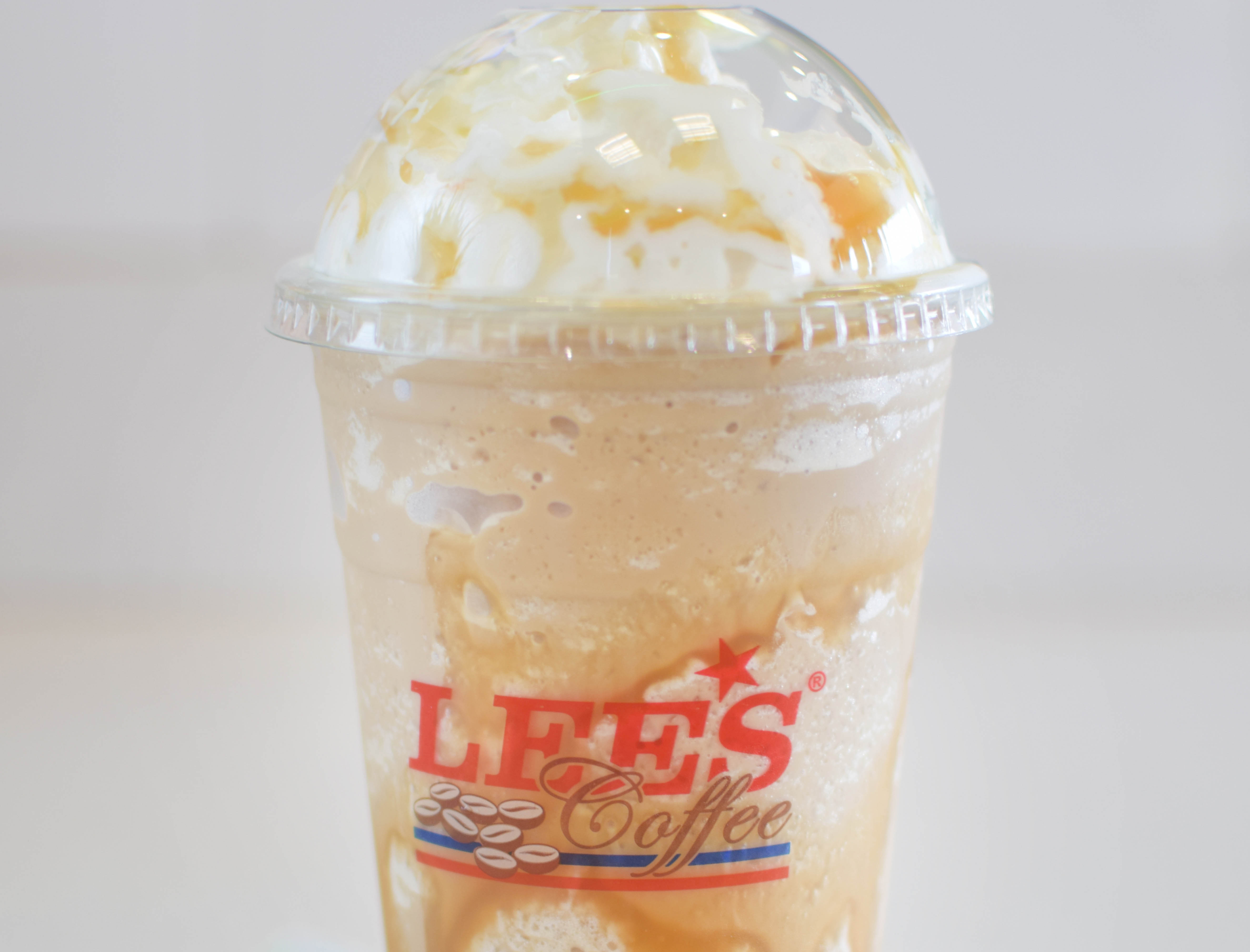 Order Caramel Frappe Coffee food online from Lee's Sandwiches store, Chino on bringmethat.com