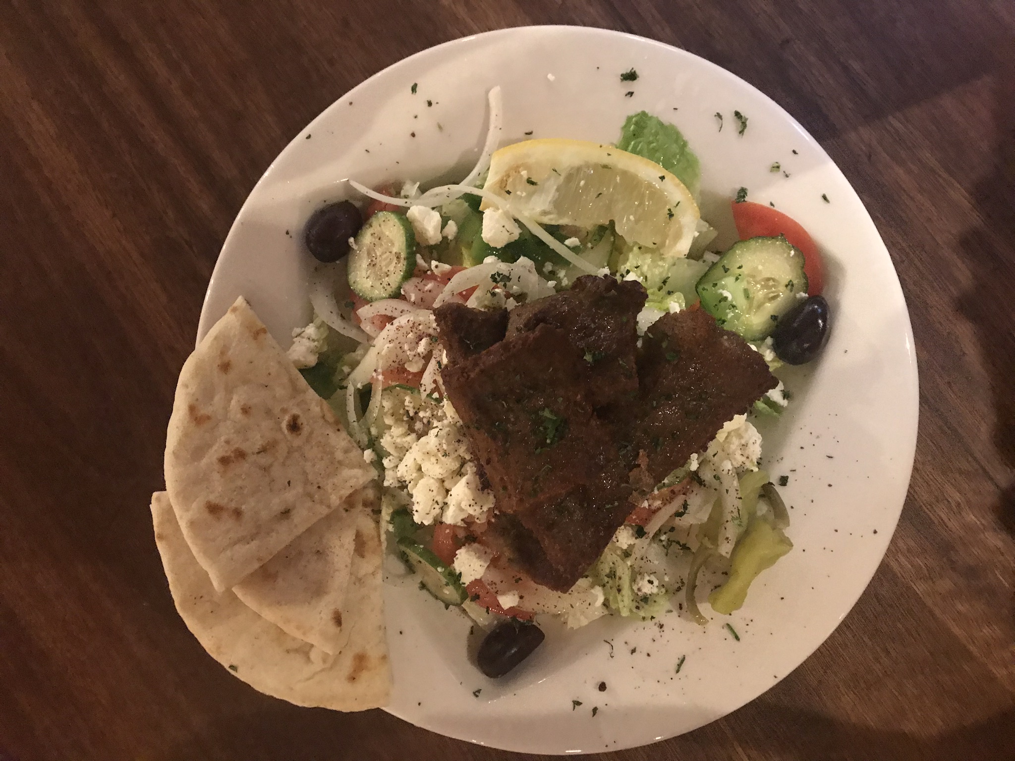 Order Greek Salad Deluxe food online from Coffee Zone store, Columbia on bringmethat.com