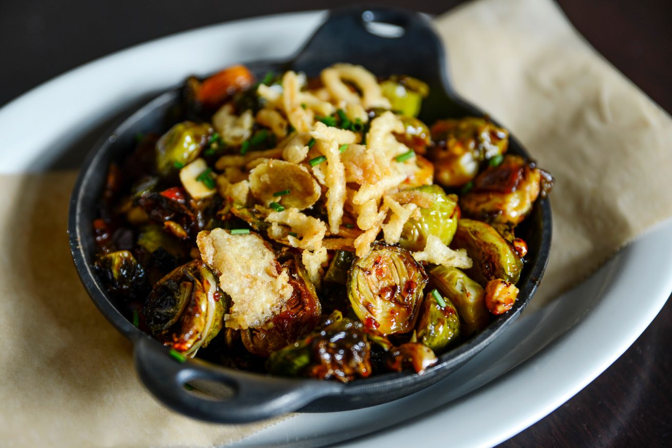 Order Sticky Brussels Sprouts food online from Conner Kitchen + Bar store, Indianapolis on bringmethat.com