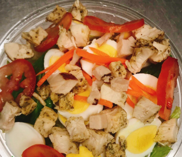 Order Chef's Salad food online from Gumbo's Deli - South 10th St store, Mcallen on bringmethat.com