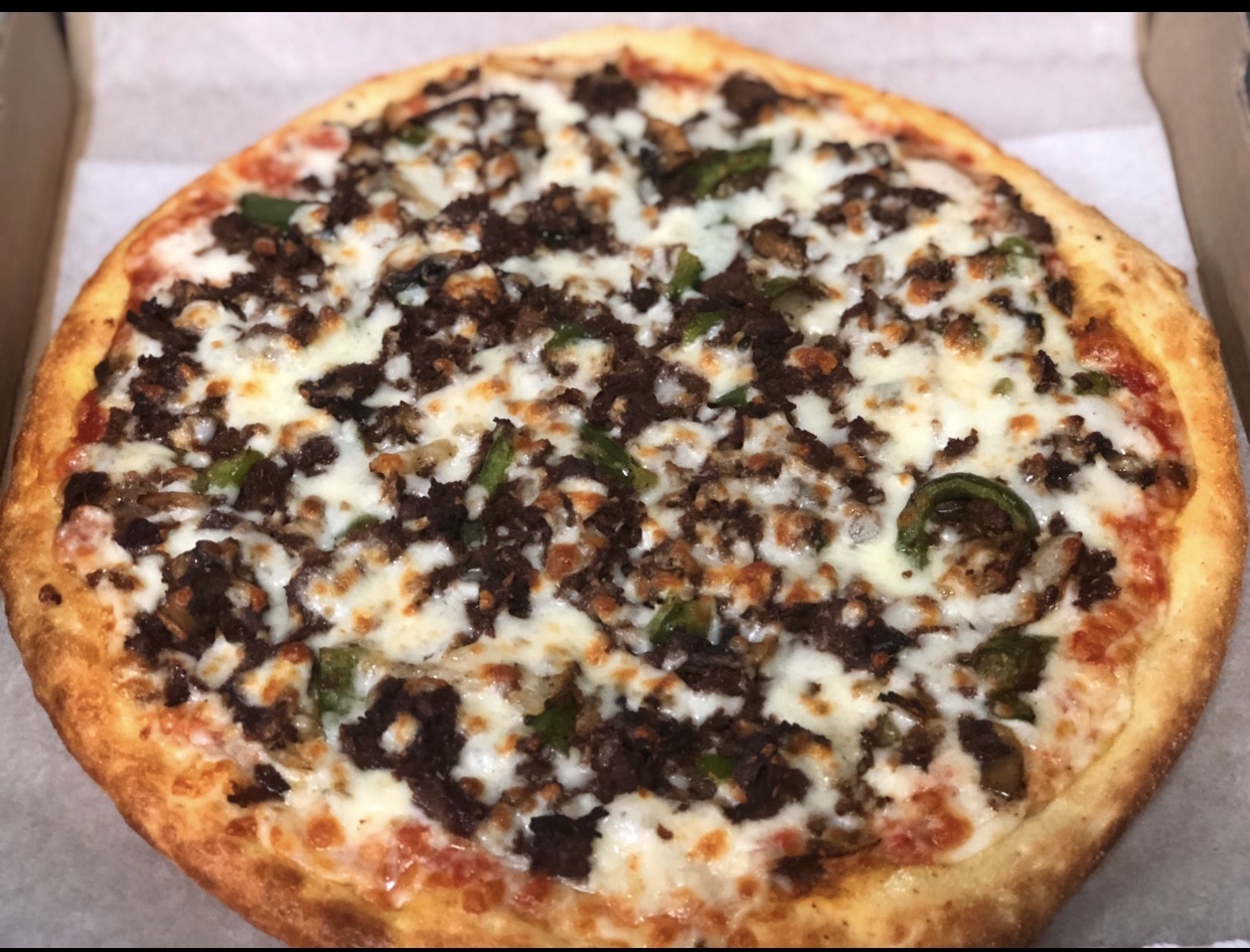 Order Steak Speciality Pizza food online from Mikie's pizza store, Baltimore on bringmethat.com