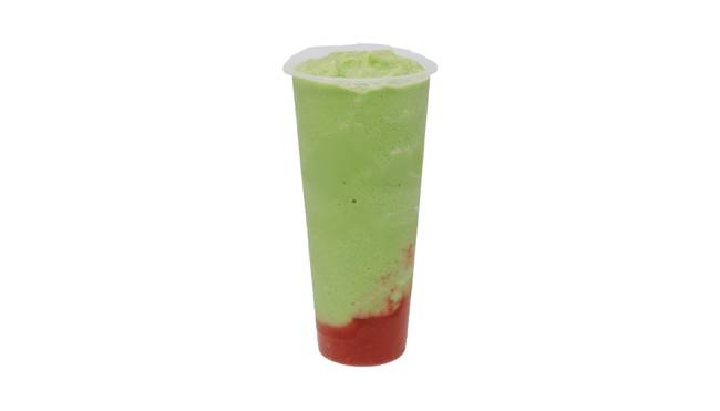 Order Strawberry Matcha w/ Milk Blended** food online from Junbi store, Rowland Heights on bringmethat.com