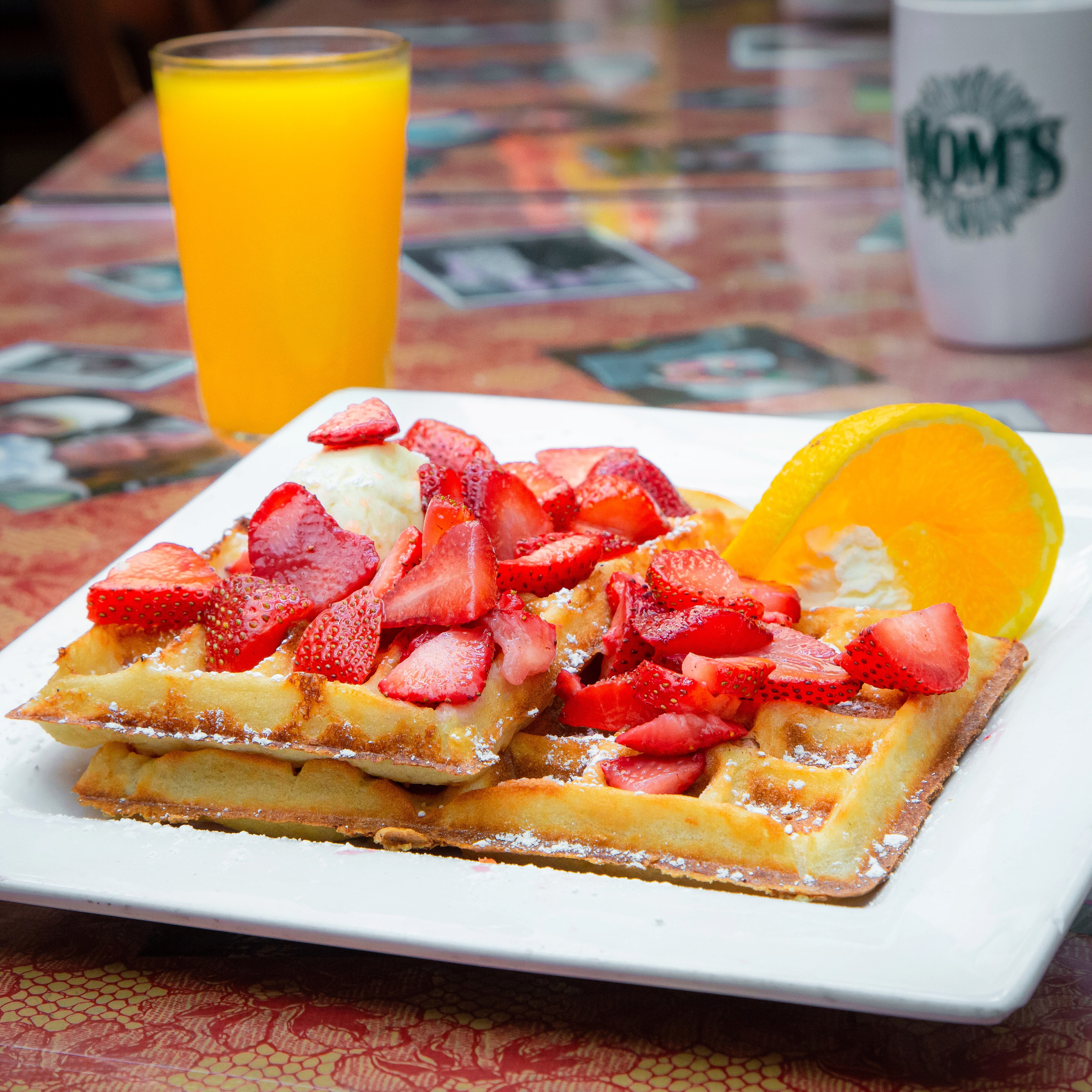 Order Nana Mary's Waffles food online from Mom Restaurant store, Chico on bringmethat.com