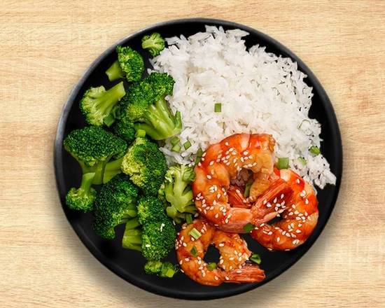 Order Teriyaki Shrimp And Rice food online from Fat Fish store, Mobile on bringmethat.com