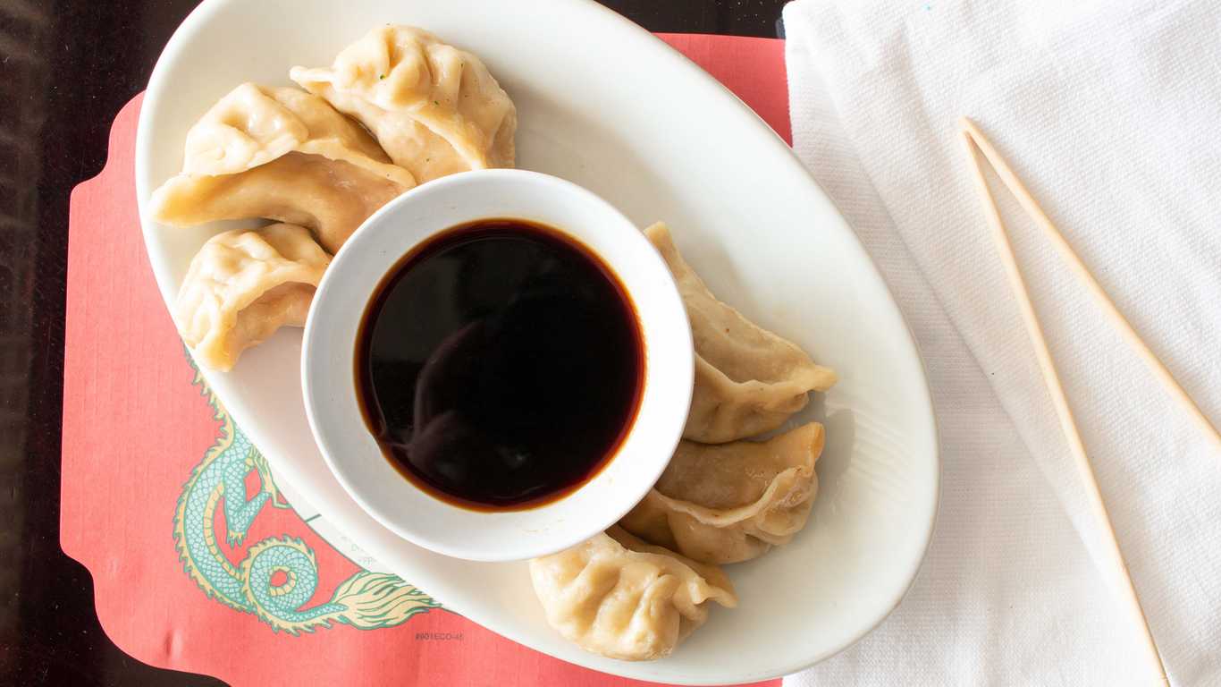 Order A3. Pot Stickers (6 large pcs) food online from Royal Garden store, Glendale on bringmethat.com