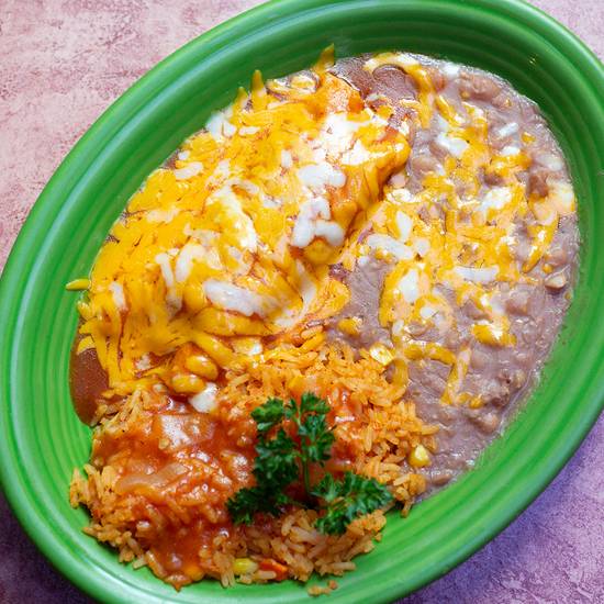 Order #2 One Enchilada  food online from The Original Red Onion store, Palos Verdes Peninsula on bringmethat.com