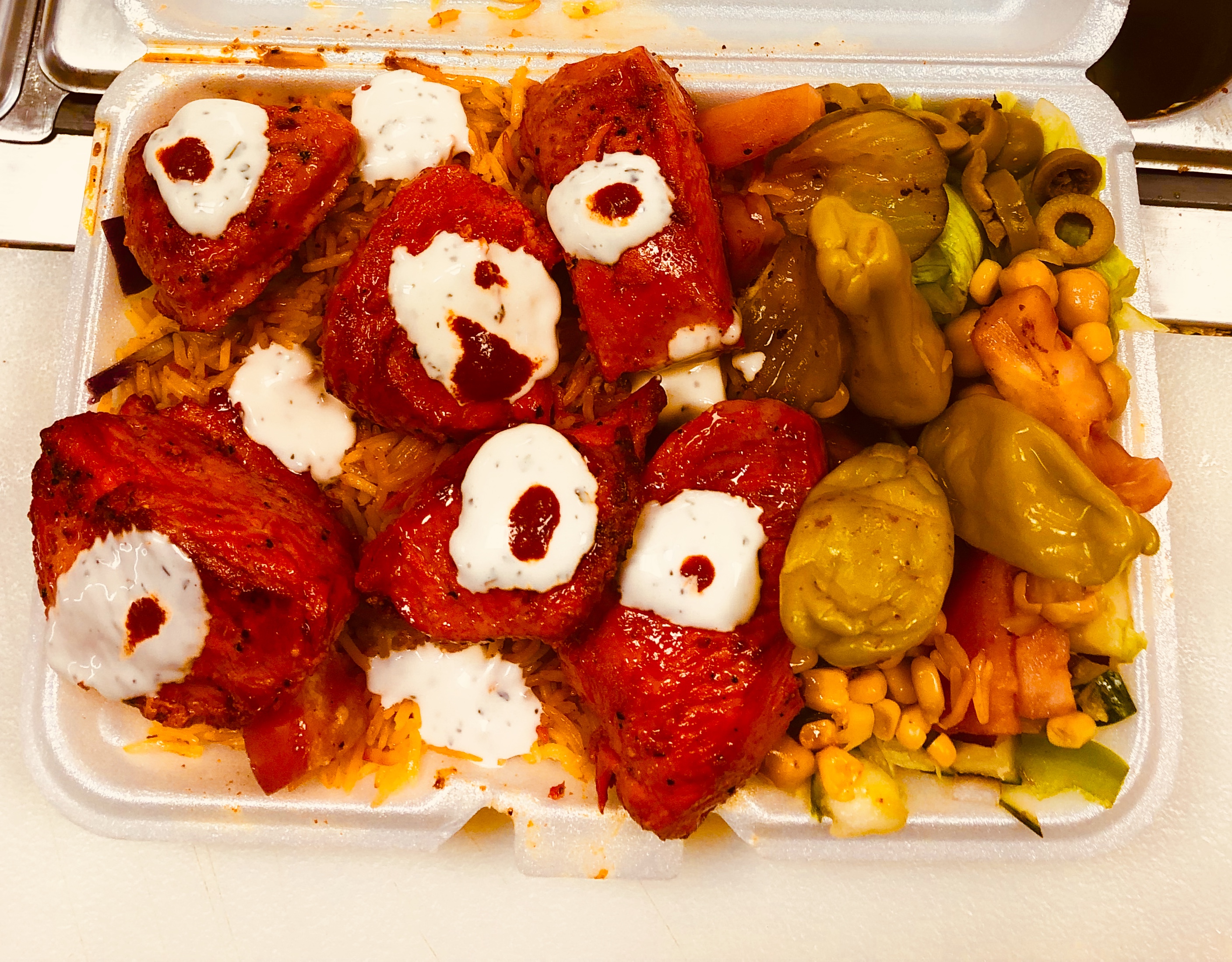 Order Chicken Tikka Platter food online from Gyro King 2 store, Paterson on bringmethat.com
