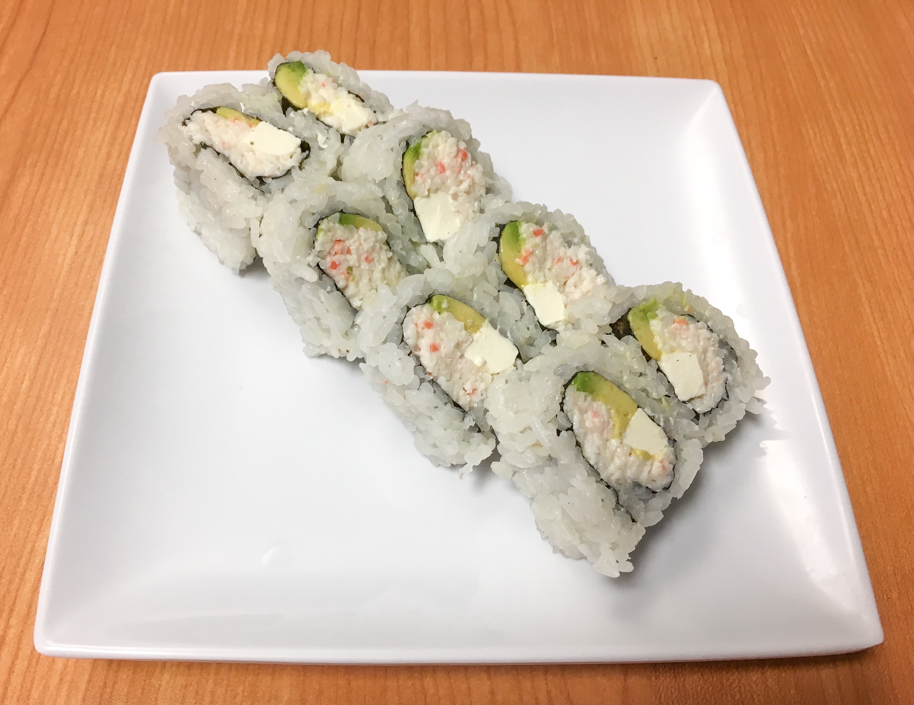 Order Cream Cheese California Roll food online from Rollstop Sushi store, San Pedro on bringmethat.com
