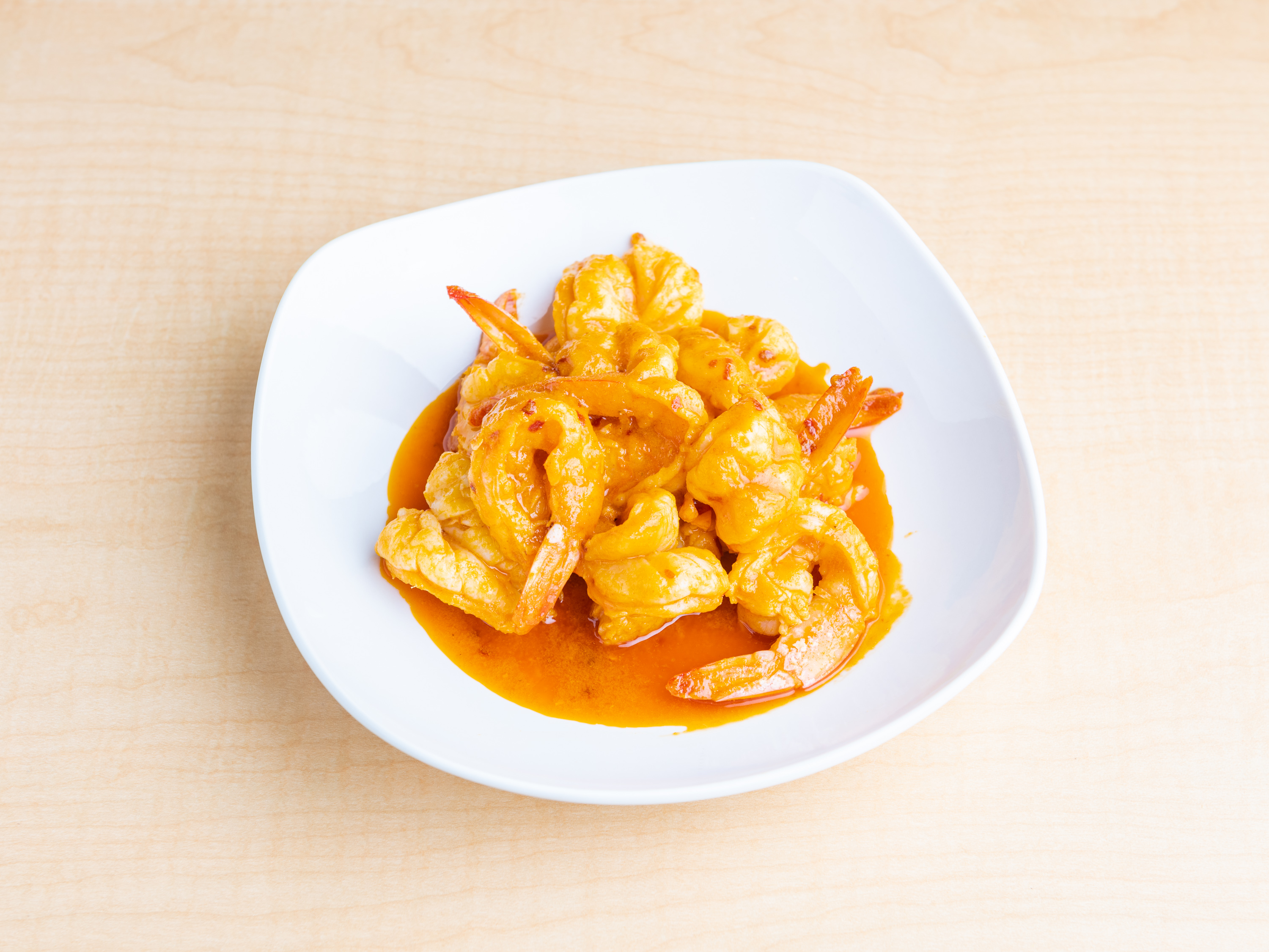 Order S2. Hawaiian Style Spicy Shrimp food online from Macky Kitchen store, Richmond on bringmethat.com