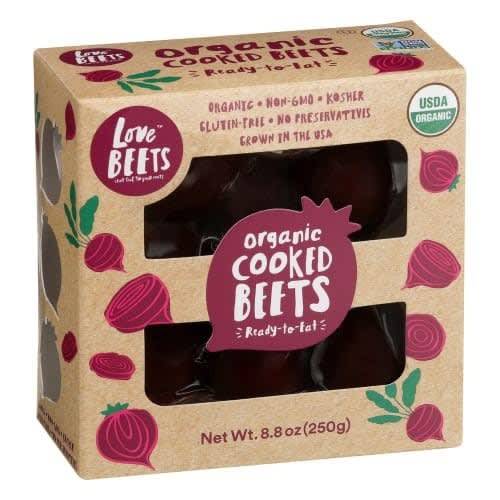 Order Love Beets · Ready-To-Eat Organic Cooked Beets (8.8 oz) food online from Albertsons Express store, Kennewick on bringmethat.com