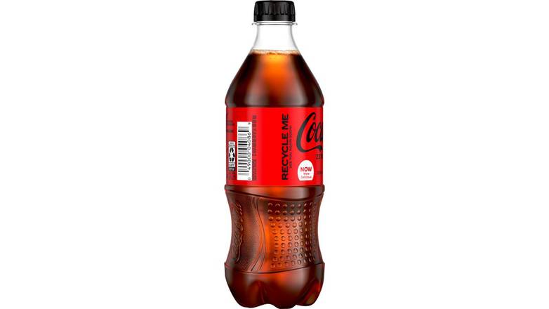 Order Coca-Cola Zero Sugar Soda Pop food online from Trumbull Mobil store, Trumbull on bringmethat.com