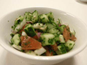 Order Shirazi Salad food online from Caspian store, Gaithersburg on bringmethat.com