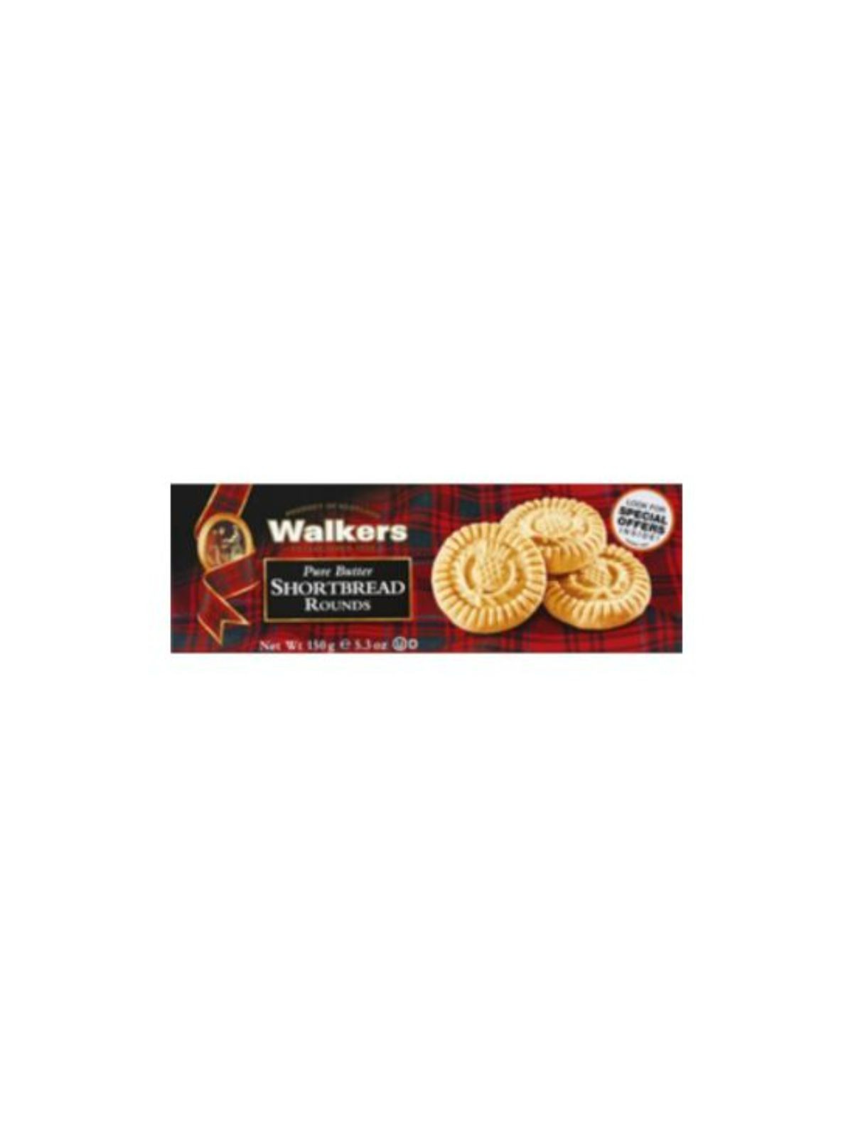 Order Walkers Shortbread Rounds (5.3 oz) food online from Stock-Up Mart store, Minneapolis on bringmethat.com