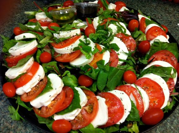 Order Mozzarella and Tomato Salad food online from Tony's Italian Deli store, Tucson on bringmethat.com