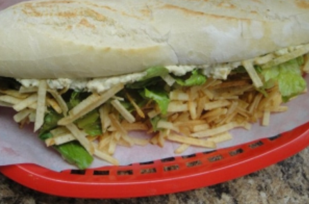Order Sandwich de Pollo Peruano  food online from Coffee to Go store, Miami on bringmethat.com