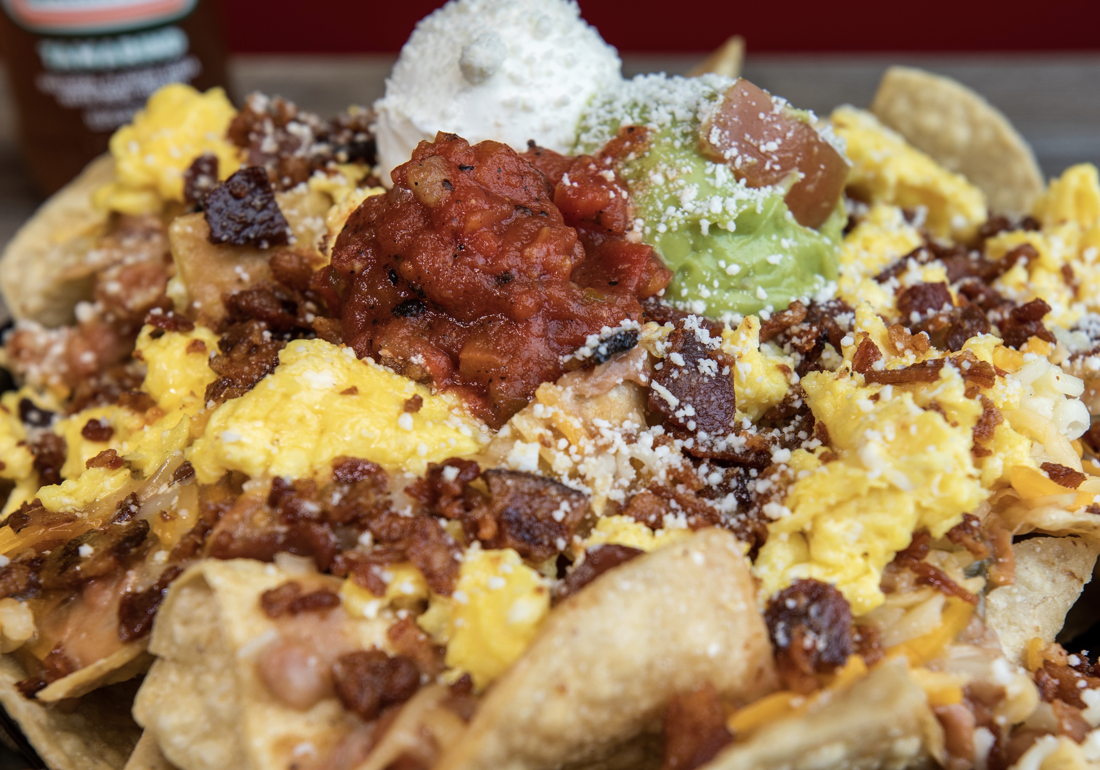 Order Breakfast Nachos food online from The Forum Blues Cafe store, Rialto on bringmethat.com