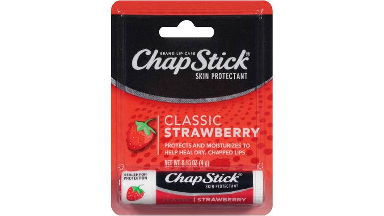 Order Chapstick Classic Strawberry food online from Trumbull Mobil store, Trumbull on bringmethat.com