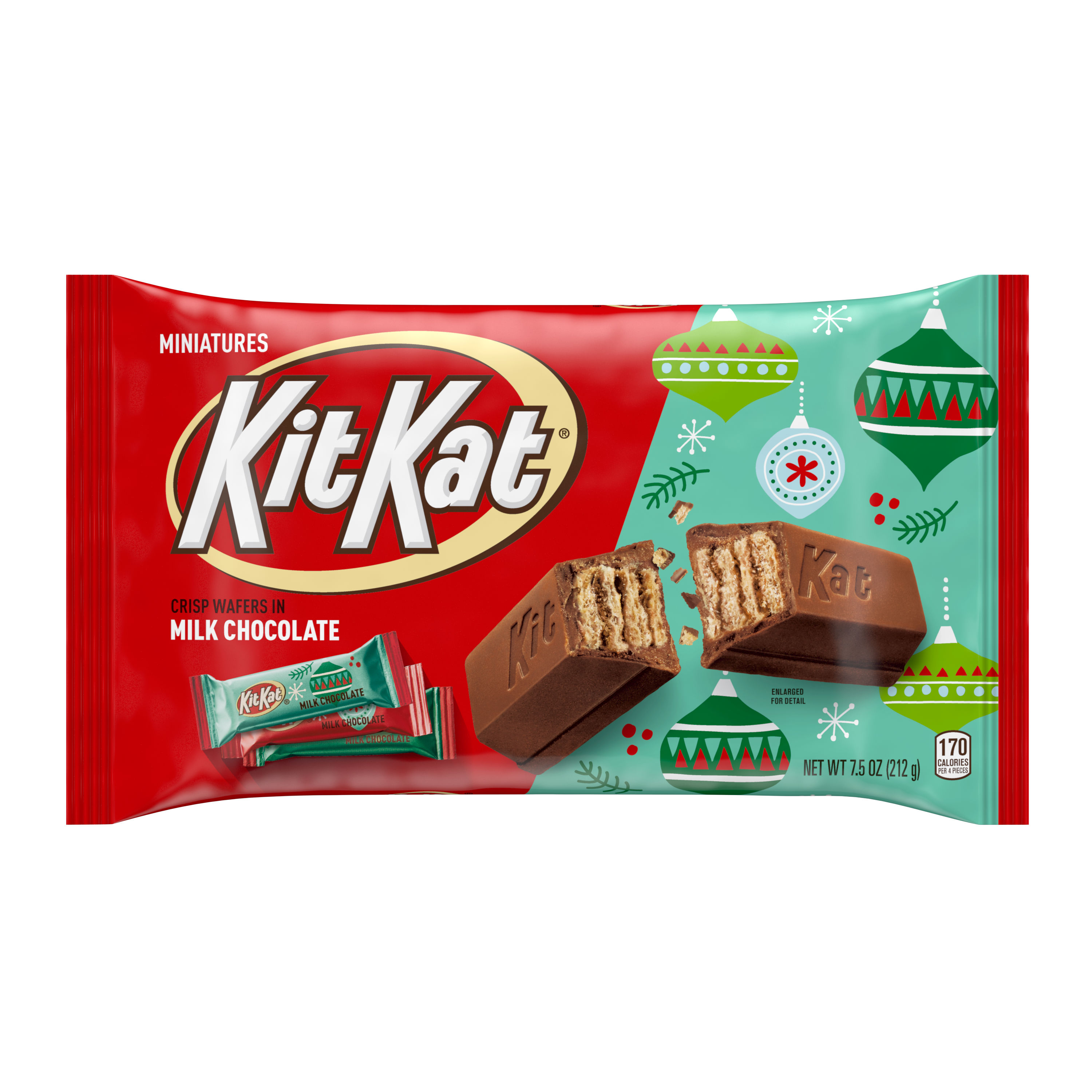 Order Kit Kat Mini With Holiday Foil - 7.5 oz food online from Bartell store, Edmonds on bringmethat.com