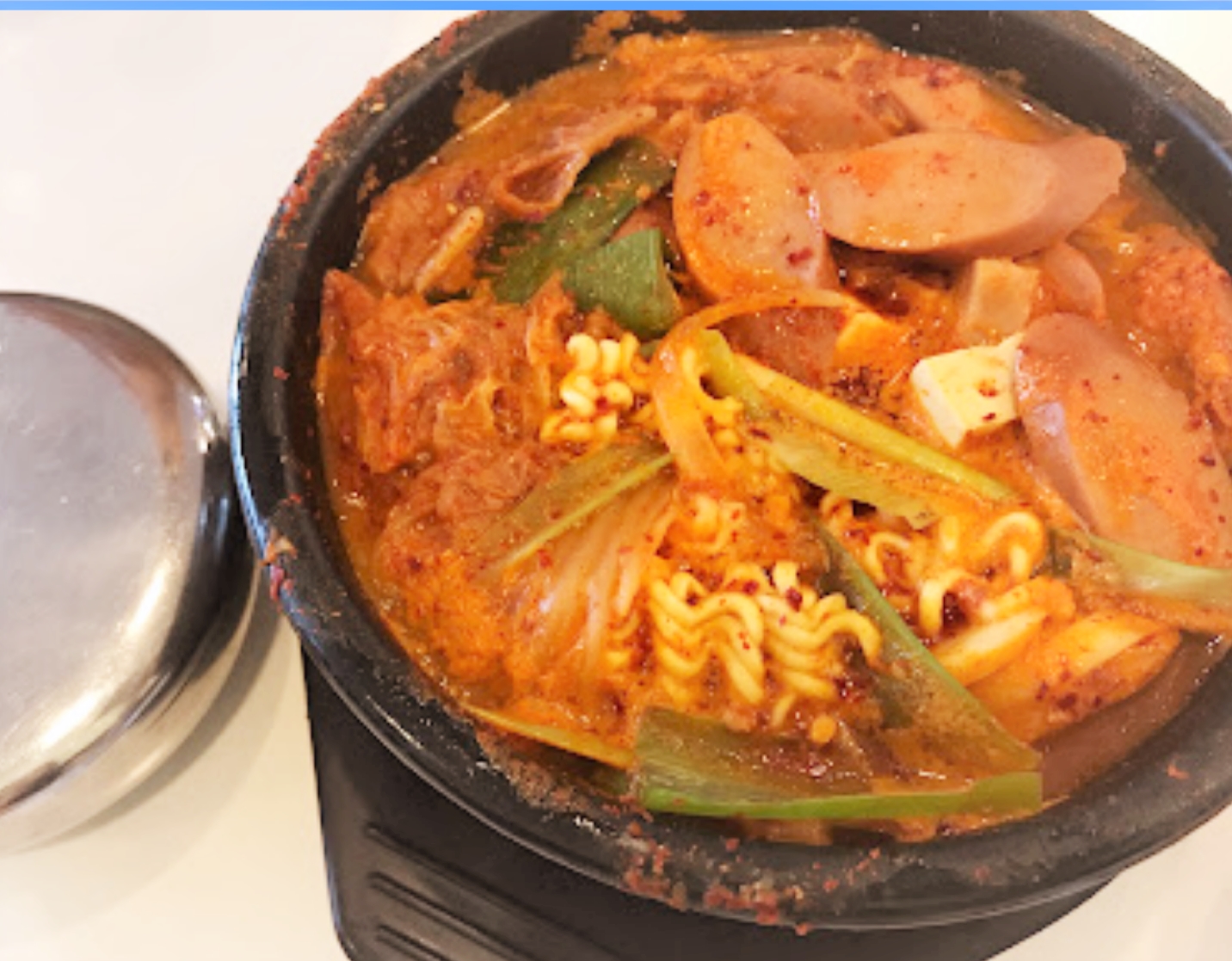 Order 부대찌개 Budea Jjigea food online from San Maru store, Champaign on bringmethat.com