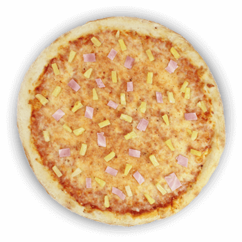 Order Hawaiian Pizza 10" food online from Nonna Rosa Jeffersonville store, Eagleville on bringmethat.com