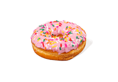 Order Strawberry Frosted Donut food online from Wawa store, Holmes on bringmethat.com