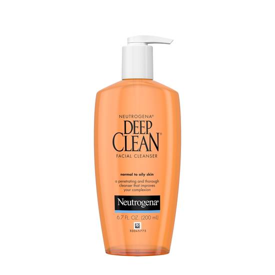 Order Neutrogena Oil-Free Deep Clean Daily Facial Cleanser, 6.7 OZ food online from CVS store, INGLEWOOD on bringmethat.com