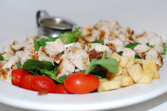 Order Super House Salad with Chicken food online from Poor Richard's Restaurant store, Gainesville on bringmethat.com