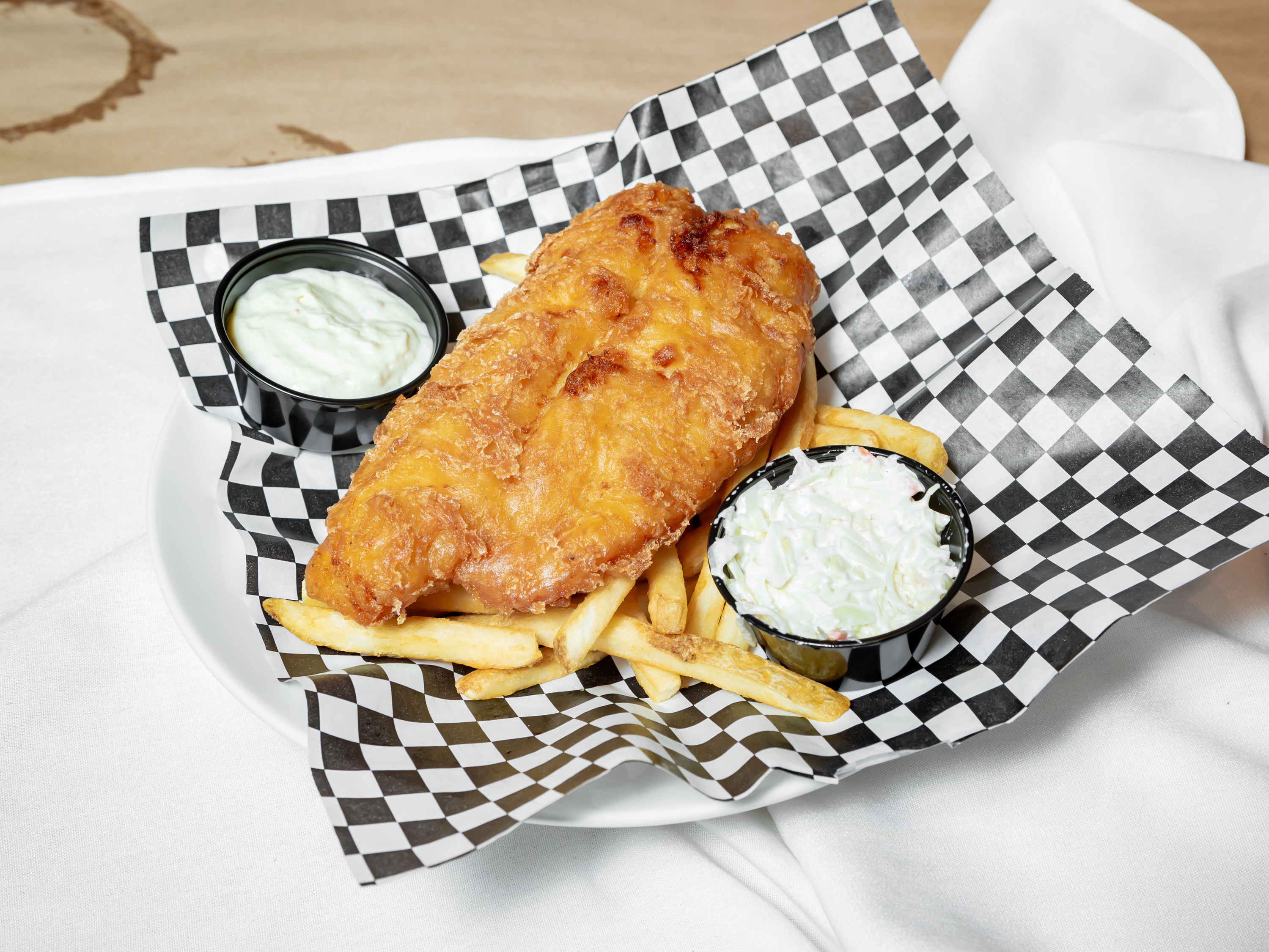 Order Fish and Chips food online from Old Man Rafferty's store, Hillsborough on bringmethat.com